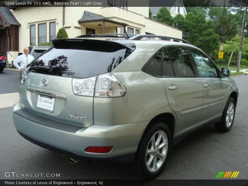 Bamboo Pearl / Light Gray 2009 Lexus RX 350 AWD