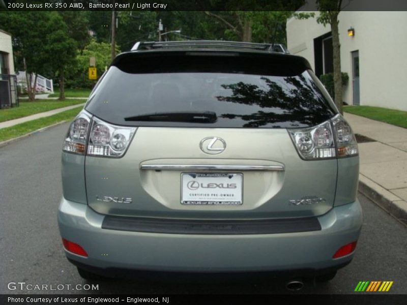 Bamboo Pearl / Light Gray 2009 Lexus RX 350 AWD