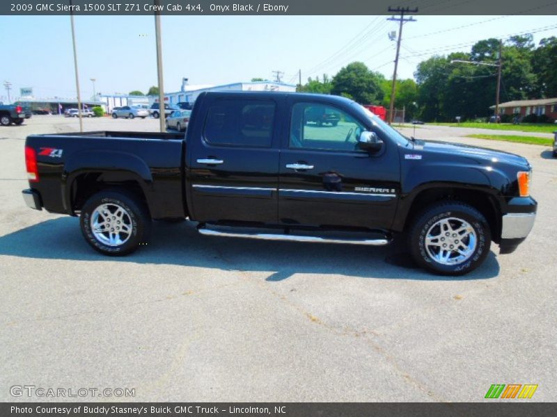 Onyx Black / Ebony 2009 GMC Sierra 1500 SLT Z71 Crew Cab 4x4