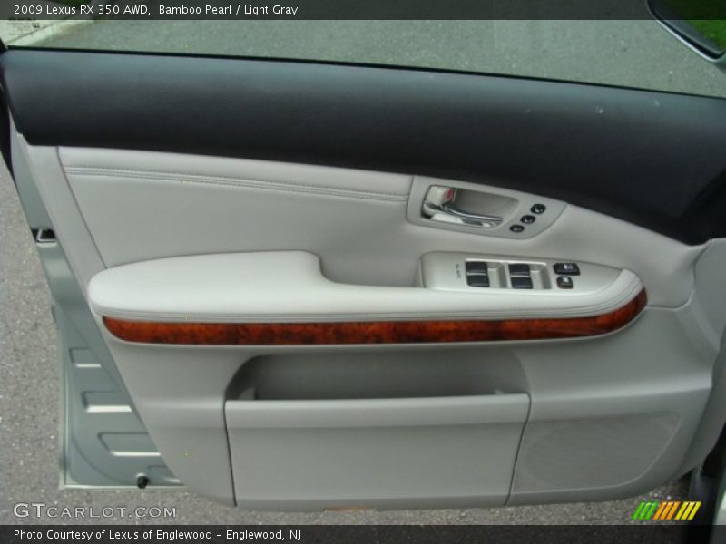 Bamboo Pearl / Light Gray 2009 Lexus RX 350 AWD