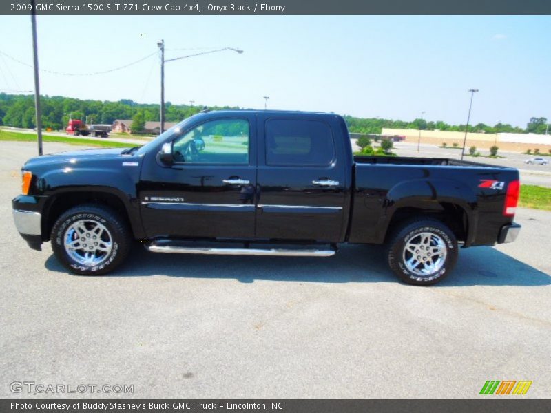 Onyx Black / Ebony 2009 GMC Sierra 1500 SLT Z71 Crew Cab 4x4