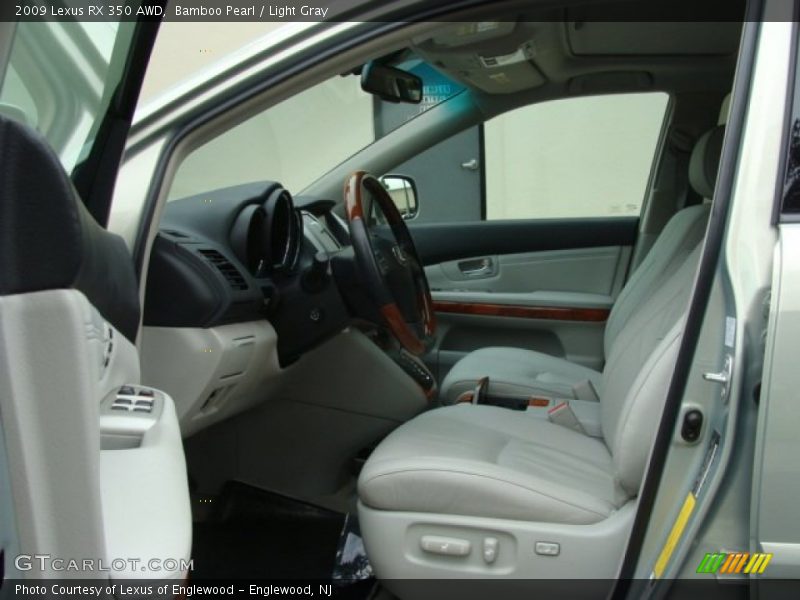 Bamboo Pearl / Light Gray 2009 Lexus RX 350 AWD