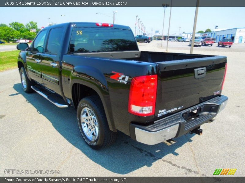 Onyx Black / Ebony 2009 GMC Sierra 1500 SLT Z71 Crew Cab 4x4