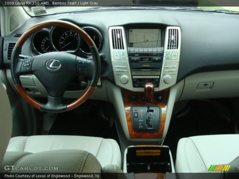 Bamboo Pearl / Light Gray 2009 Lexus RX 350 AWD