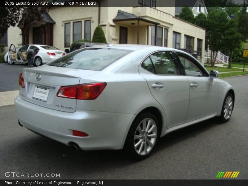 Glacier Frost Mica / Ecru 2009 Lexus IS 250 AWD