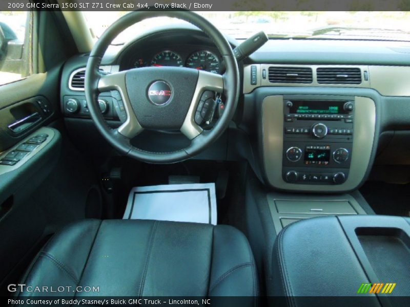 Onyx Black / Ebony 2009 GMC Sierra 1500 SLT Z71 Crew Cab 4x4