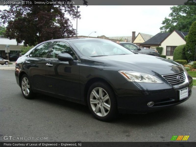 Smokey Granite Mica / Black 2009 Lexus ES 350