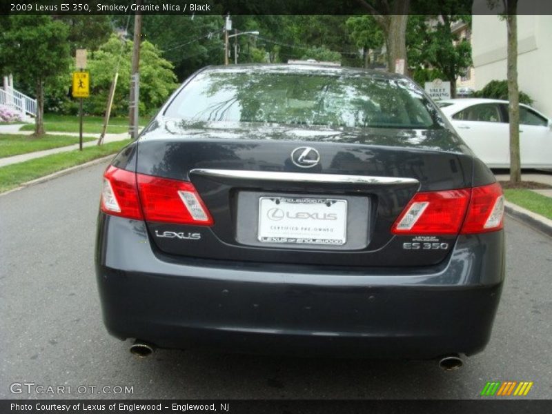 Smokey Granite Mica / Black 2009 Lexus ES 350