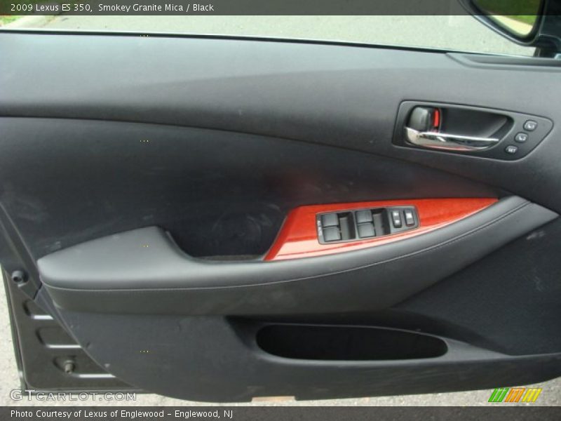 Smokey Granite Mica / Black 2009 Lexus ES 350
