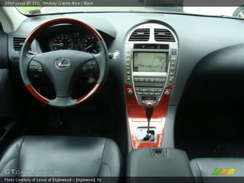 Smokey Granite Mica / Black 2009 Lexus ES 350