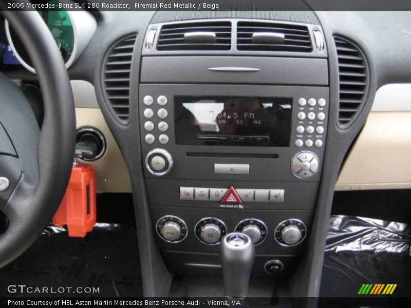 Firemist Red Metallic / Beige 2006 Mercedes-Benz SLK 280 Roadster