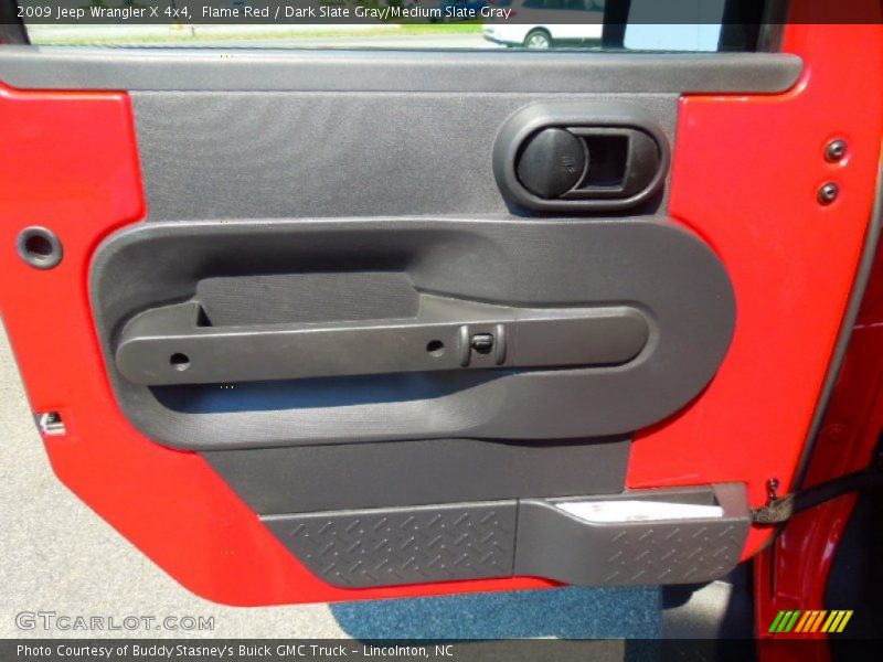 Flame Red / Dark Slate Gray/Medium Slate Gray 2009 Jeep Wrangler X 4x4