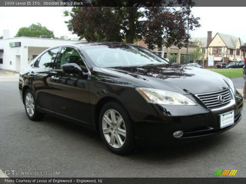 Obsidian Black / Black 2009 Lexus ES 350