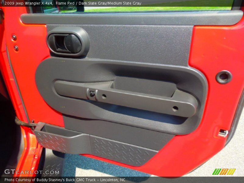 Flame Red / Dark Slate Gray/Medium Slate Gray 2009 Jeep Wrangler X 4x4