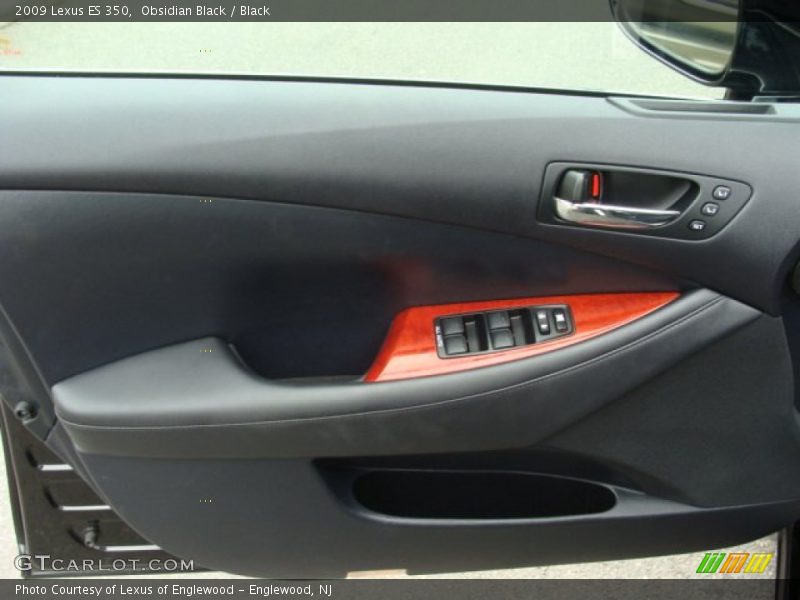 Obsidian Black / Black 2009 Lexus ES 350