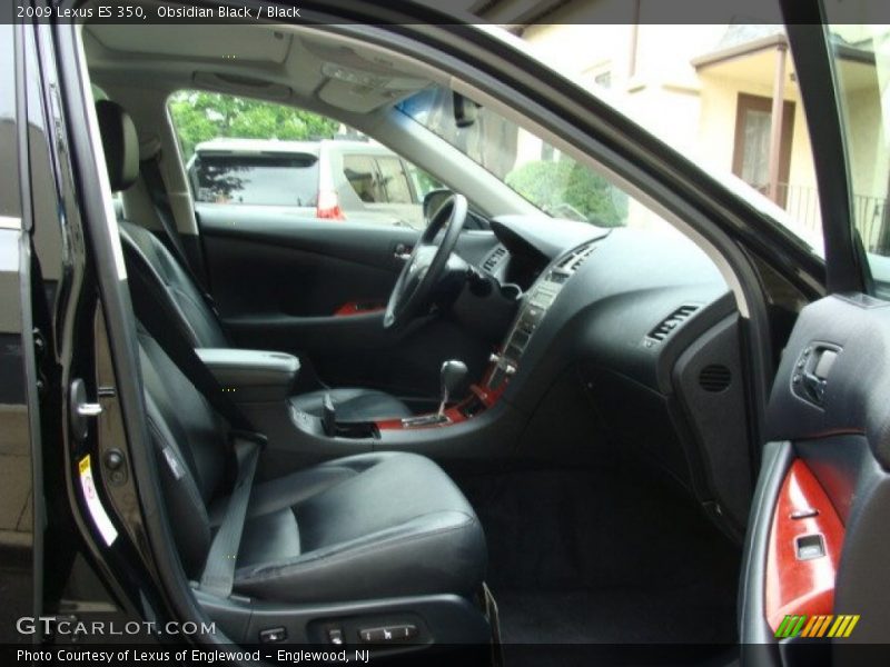Obsidian Black / Black 2009 Lexus ES 350