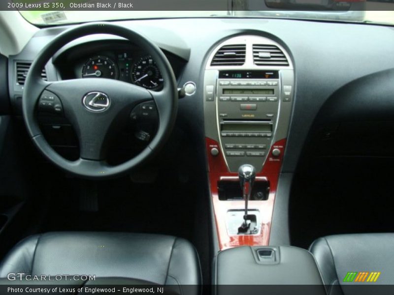 Obsidian Black / Black 2009 Lexus ES 350
