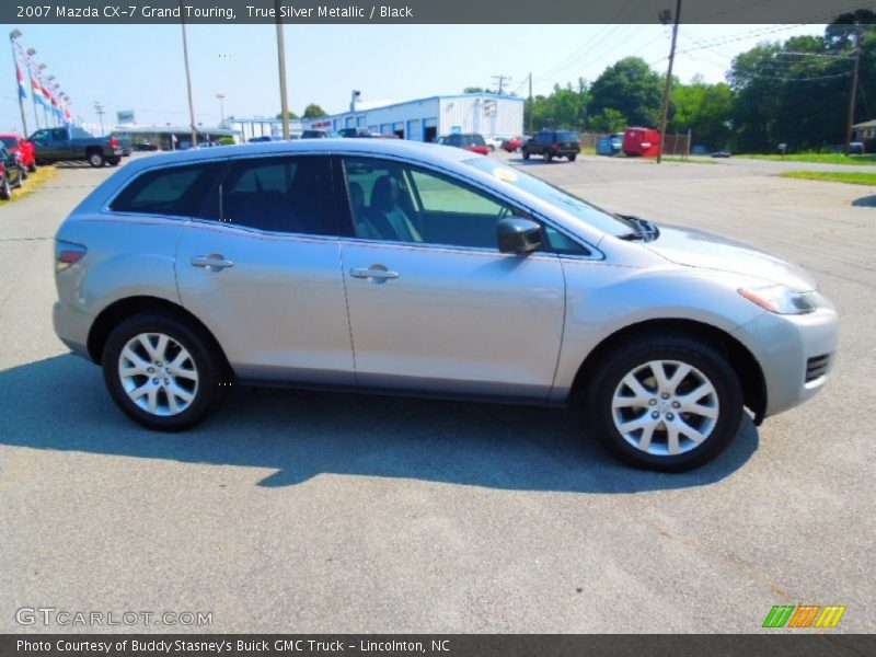 True Silver Metallic / Black 2007 Mazda CX-7 Grand Touring