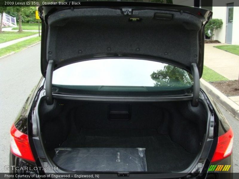 Obsidian Black / Black 2009 Lexus ES 350