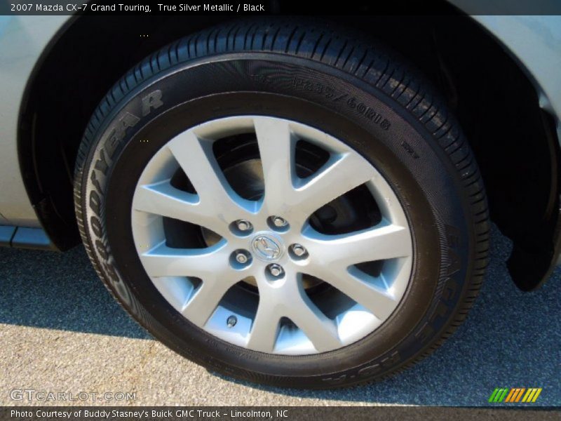 True Silver Metallic / Black 2007 Mazda CX-7 Grand Touring