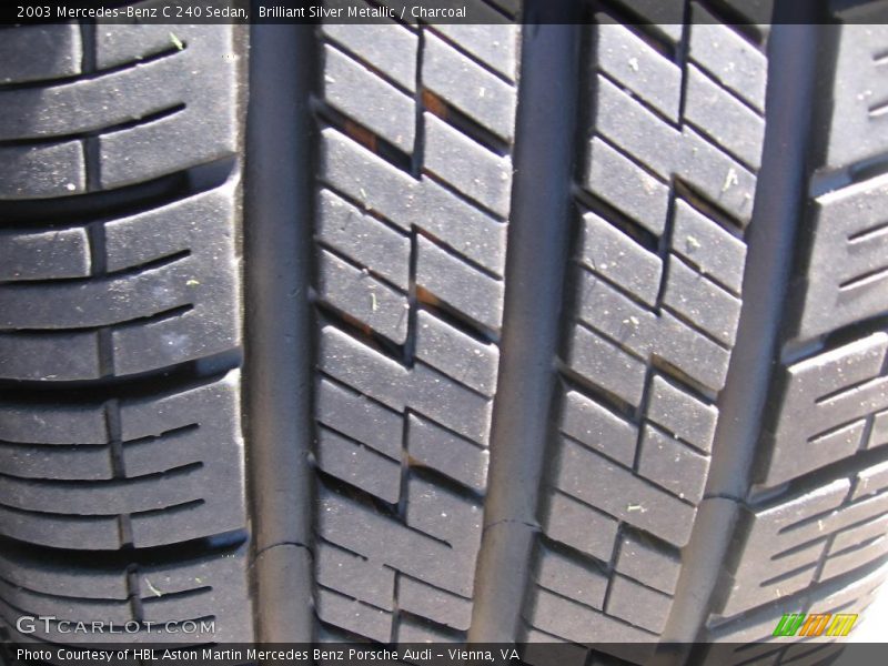 Brilliant Silver Metallic / Charcoal 2003 Mercedes-Benz C 240 Sedan