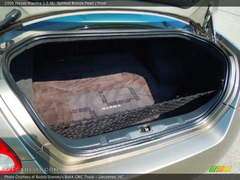  2005 Maxima 3.5 SE Trunk