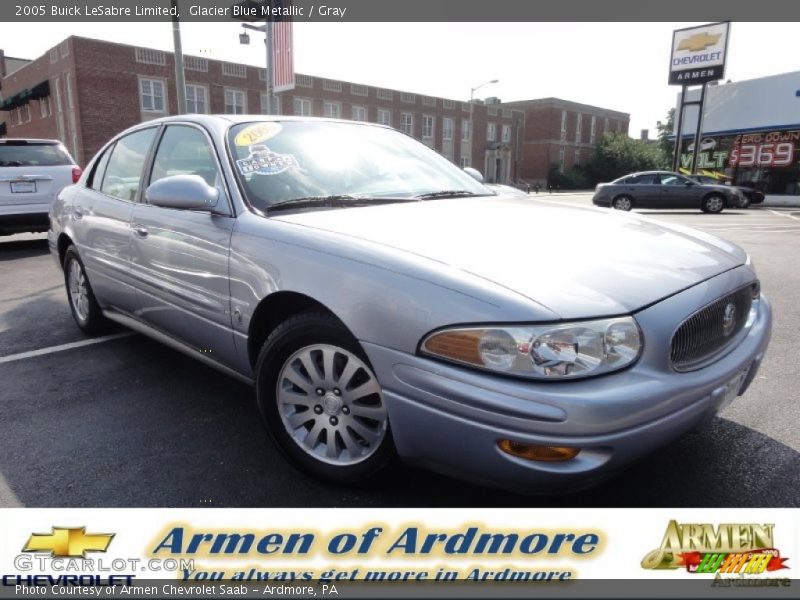 Glacier Blue Metallic / Gray 2005 Buick LeSabre Limited