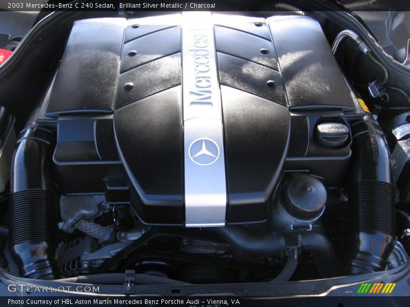 Brilliant Silver Metallic / Charcoal 2003 Mercedes-Benz C 240 Sedan