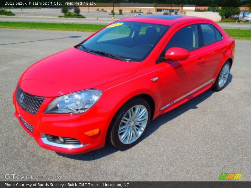 Vivid Red / Black 2012 Suzuki Kizashi Sport GTS