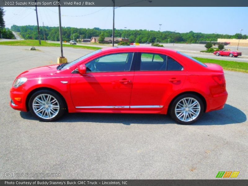 Vivid Red / Black 2012 Suzuki Kizashi Sport GTS