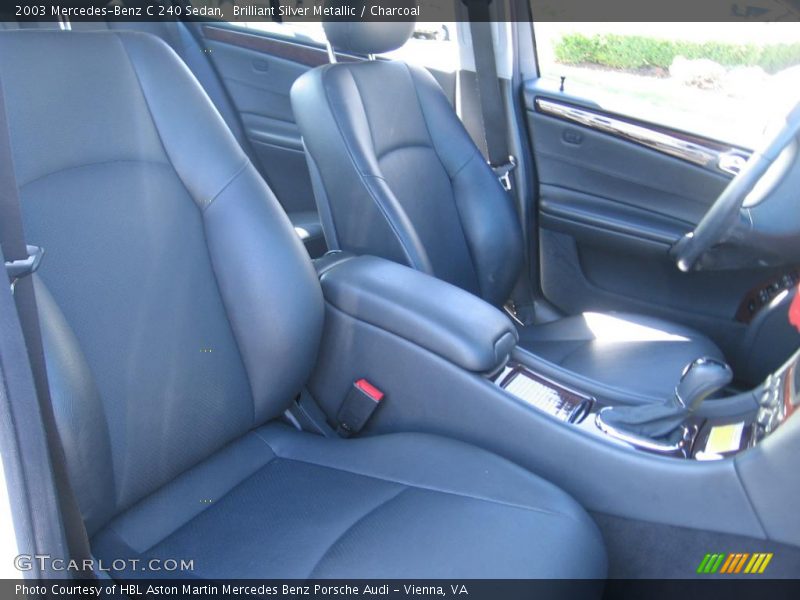 Brilliant Silver Metallic / Charcoal 2003 Mercedes-Benz C 240 Sedan