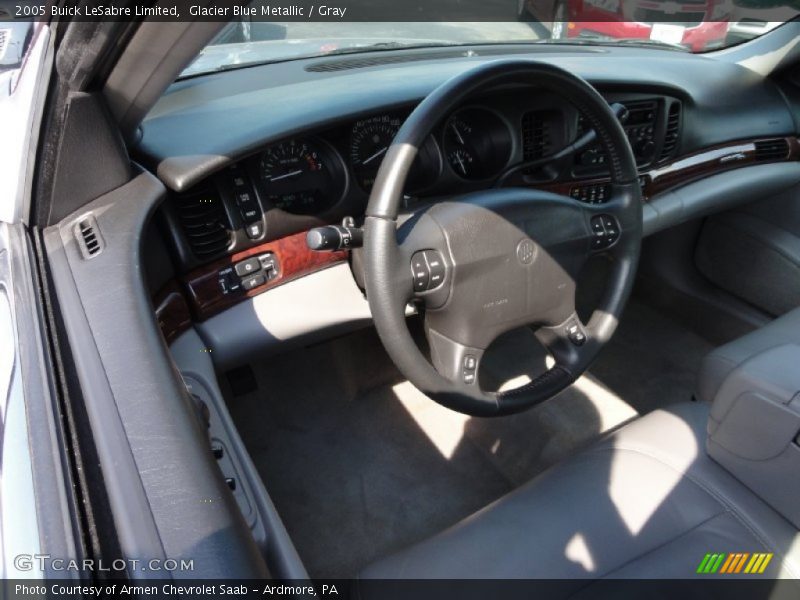 Glacier Blue Metallic / Gray 2005 Buick LeSabre Limited