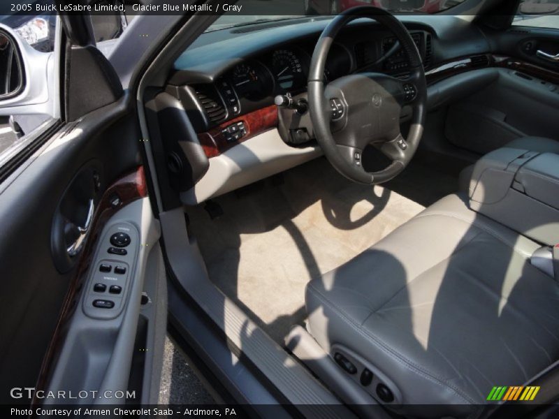 Glacier Blue Metallic / Gray 2005 Buick LeSabre Limited