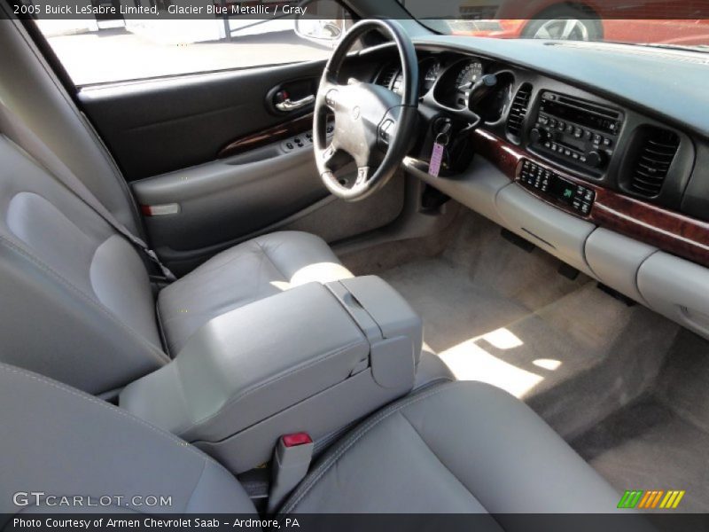 Glacier Blue Metallic / Gray 2005 Buick LeSabre Limited