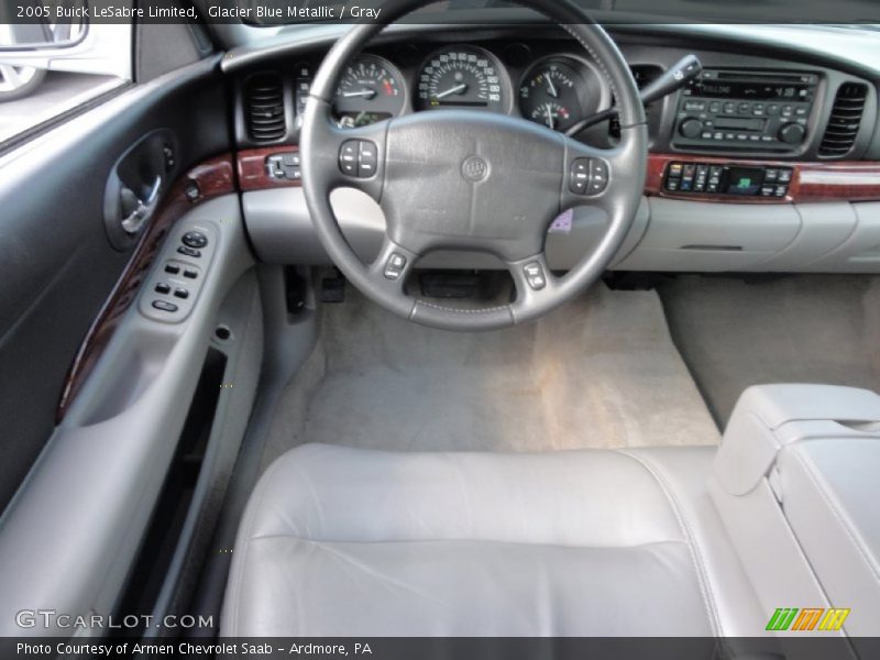 Glacier Blue Metallic / Gray 2005 Buick LeSabre Limited