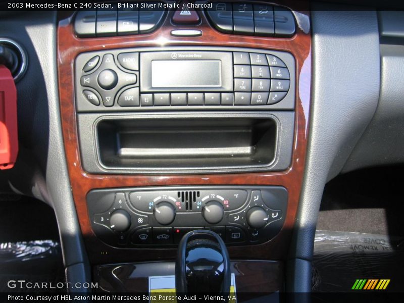 Brilliant Silver Metallic / Charcoal 2003 Mercedes-Benz C 240 Sedan