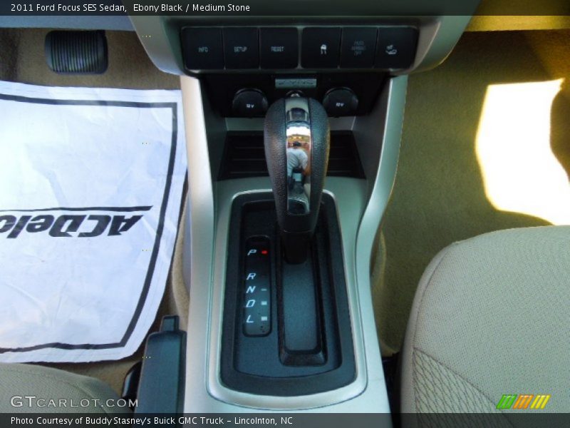 Ebony Black / Medium Stone 2011 Ford Focus SES Sedan