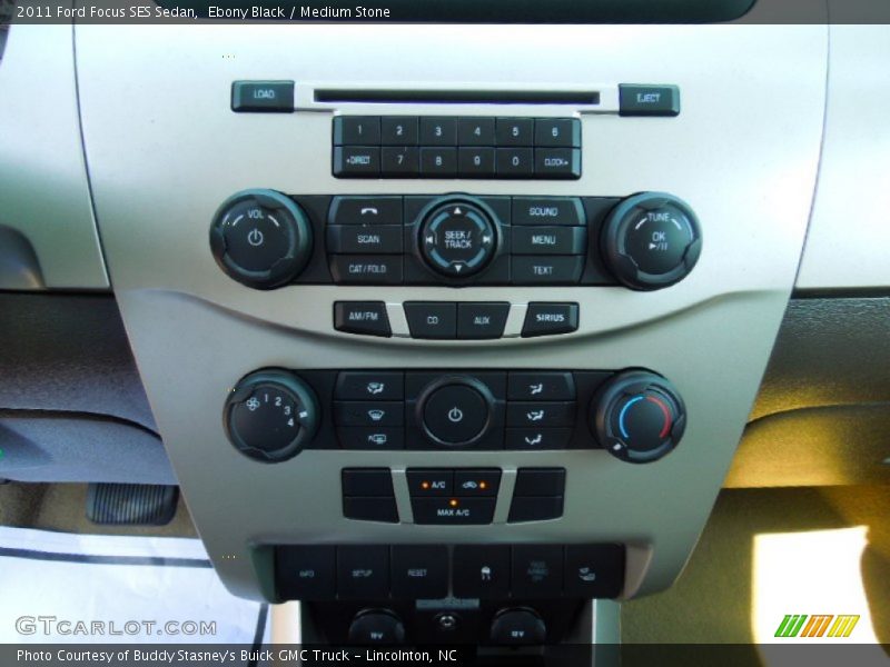Ebony Black / Medium Stone 2011 Ford Focus SES Sedan