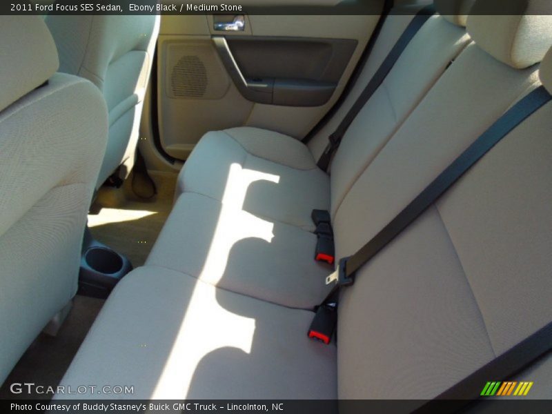 Ebony Black / Medium Stone 2011 Ford Focus SES Sedan