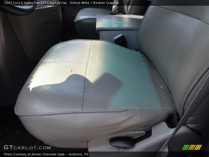 Oxford White / Medium Graphite 1997 Ford E Series Van E350 Bucket Van