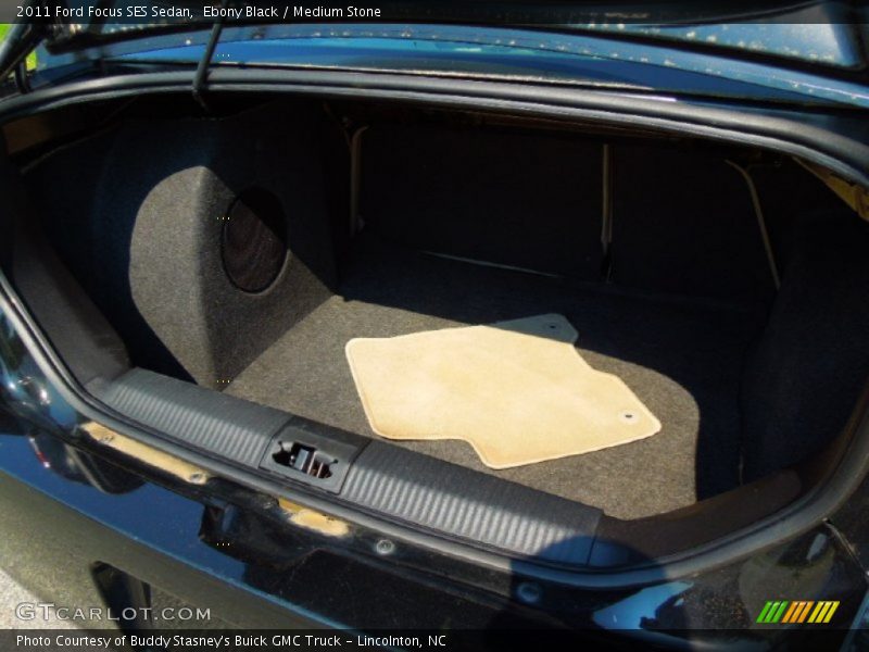 Ebony Black / Medium Stone 2011 Ford Focus SES Sedan