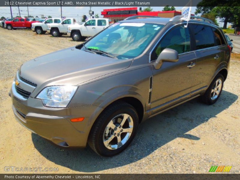 Mocha Steel Metallic / Black/Light Titanium 2012 Chevrolet Captiva Sport LTZ AWD
