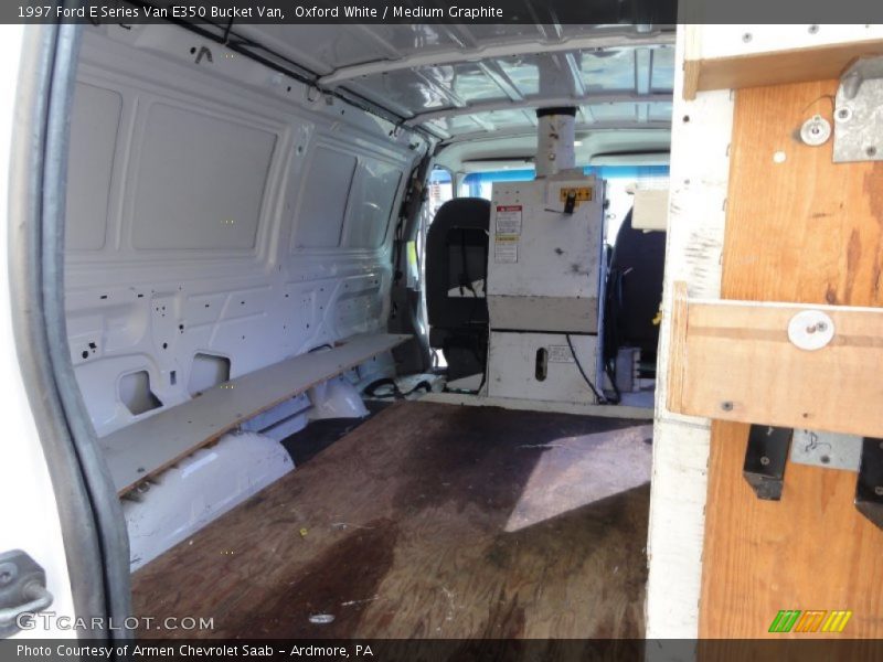 Oxford White / Medium Graphite 1997 Ford E Series Van E350 Bucket Van