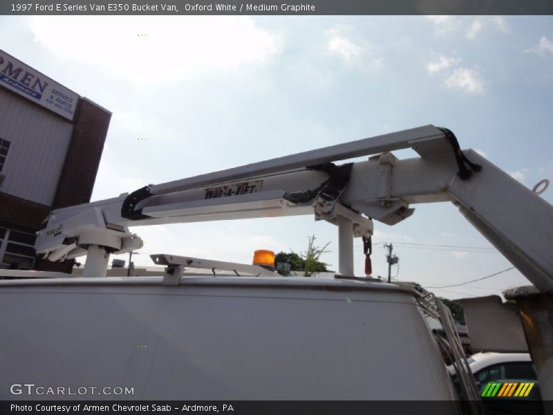 Oxford White / Medium Graphite 1997 Ford E Series Van E350 Bucket Van