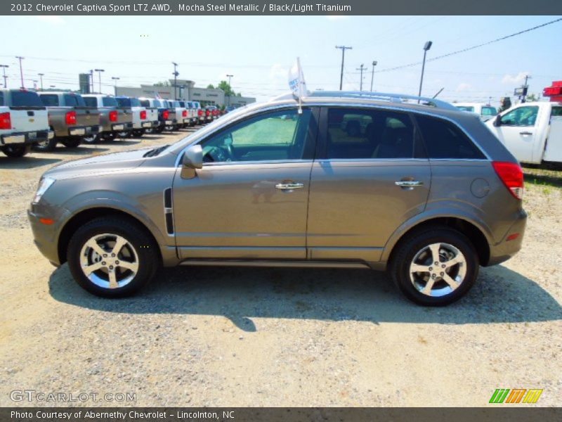 Mocha Steel Metallic / Black/Light Titanium 2012 Chevrolet Captiva Sport LTZ AWD