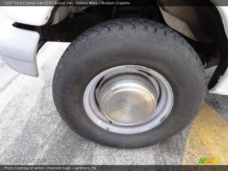 Oxford White / Medium Graphite 1997 Ford E Series Van E350 Bucket Van