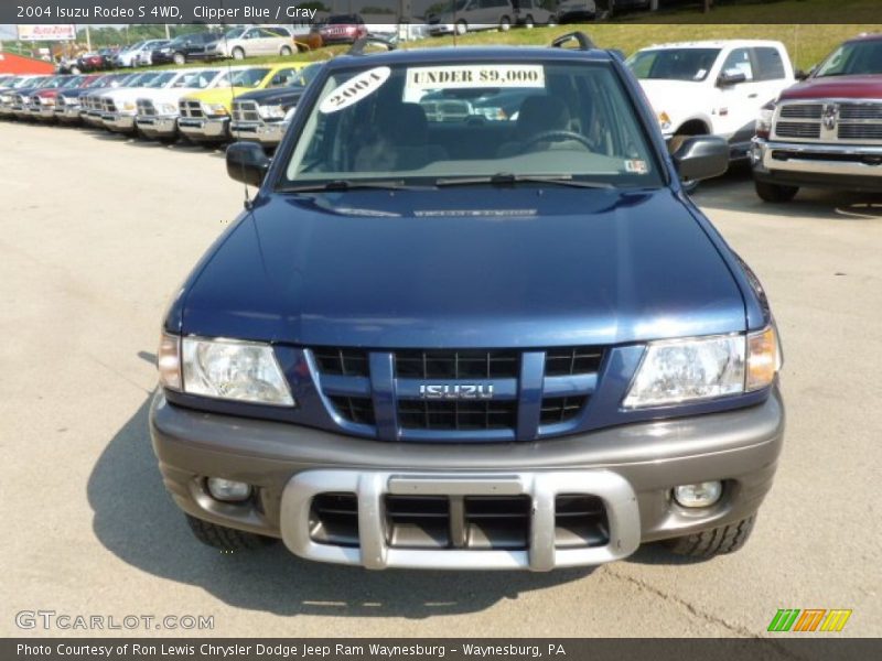 Clipper Blue / Gray 2004 Isuzu Rodeo S 4WD
