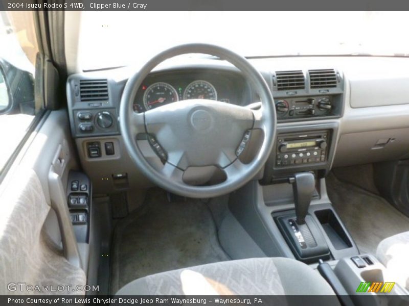 Clipper Blue / Gray 2004 Isuzu Rodeo S 4WD