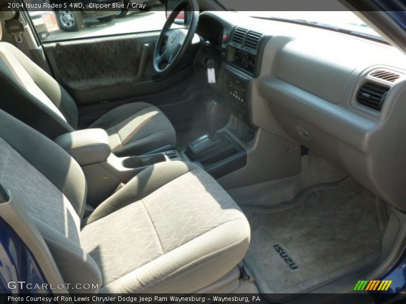 Clipper Blue / Gray 2004 Isuzu Rodeo S 4WD