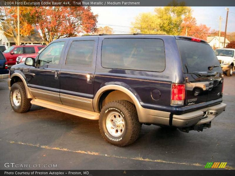 True Blue Metallic / Medium Parchment 2004 Ford Excursion Eddie Bauer 4x4